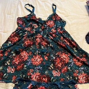 Torrid two piece, baby doll lace